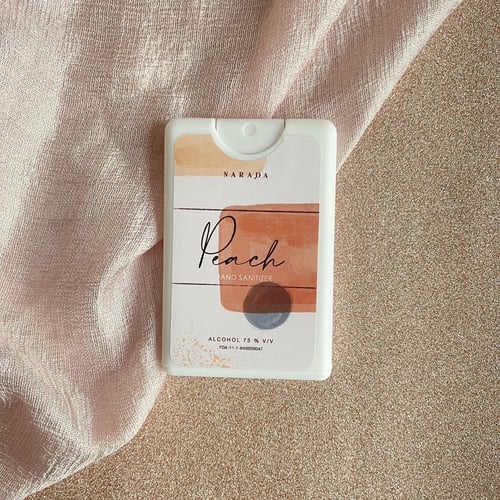 ❤️ สเปรย์แอลกอฮอล์ พกพาสะดวก!!! ถนอมผิว แห้งเร็ว Alcohol Spray 20 ml by NaradaAsia ❤️++20ml การ์ดสีขาว++