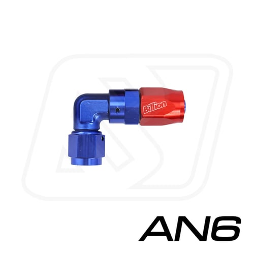 Billion ข้อต่อ AN6 แบบตรง/45°/90°/180° (BLUE-RED/BLACK)