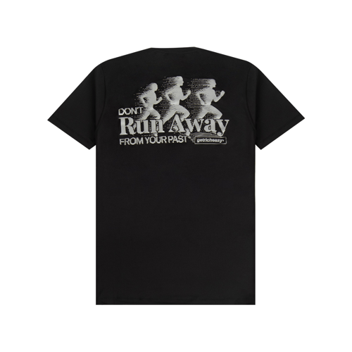 GETRICHEASY REFLECTIVE T-SHIRT BLACK