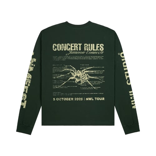 NWL.BKK TOUR LONG SLEEVE T-SHIRT GREEN