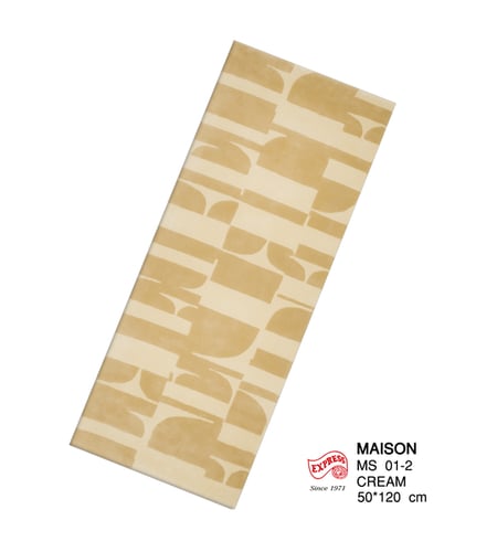 ELLE DECOR - MAISON (LM) MS01-2 LM 50x120 CM. CREAM