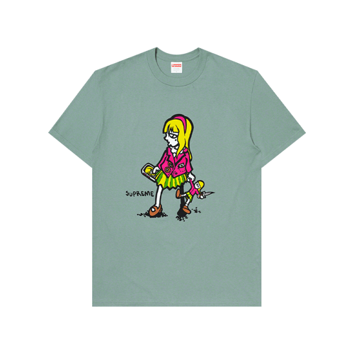 SUPREME SUZIE SWITCHBLADE T-SHIRT DARK SAGE