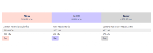 การใช้งาน Price element-ระบบร้านค้าออนไลน์
