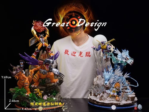 Digimon Adventure ตัวที่2 อากูม่อน X ไทจิ 5 in 1 GD Studio (มัดจำ) [[SOLDOUT]]