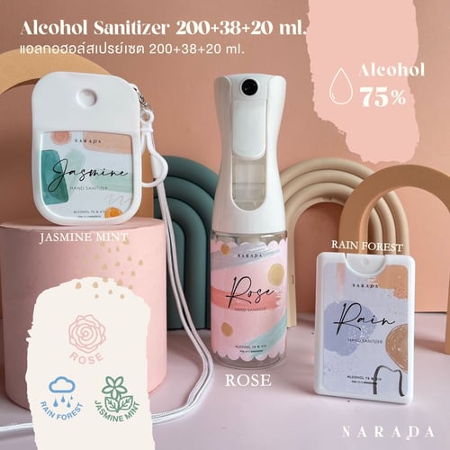 ❤️?เซตสุดคุ้ม?1 เซท 3 ชิ้น  คละกลิ่น ❤️Collections: Water colorz ❤️ by NaradaAsia