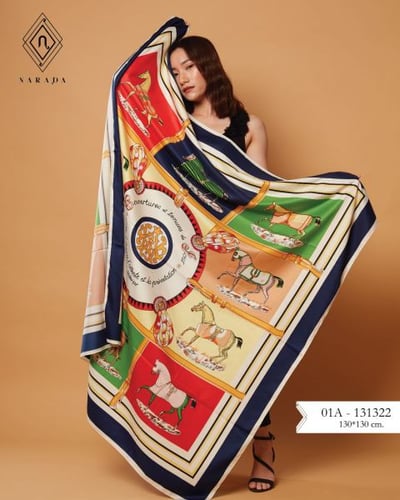 Printed Scarf 01A-131322