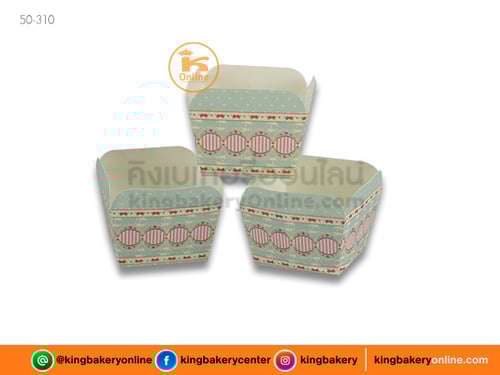 กล่องสี่เหลี่ยม เบอร์ 4 (4.8x4.8x4.9 cm)100 ใบ