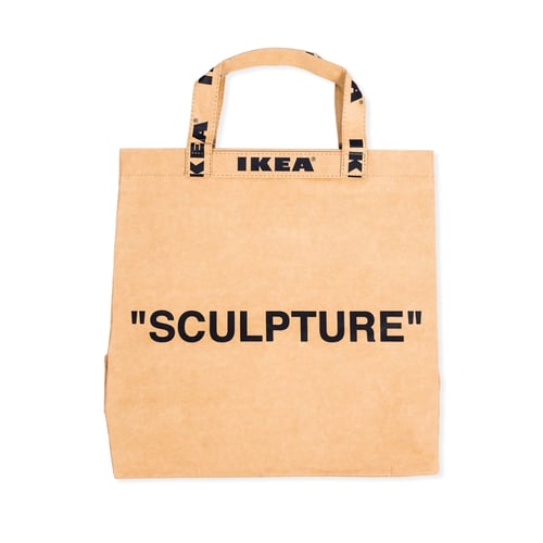 VIRGIL ABLOH X IKEA MARKERAD MEDIUM BAG BROWN