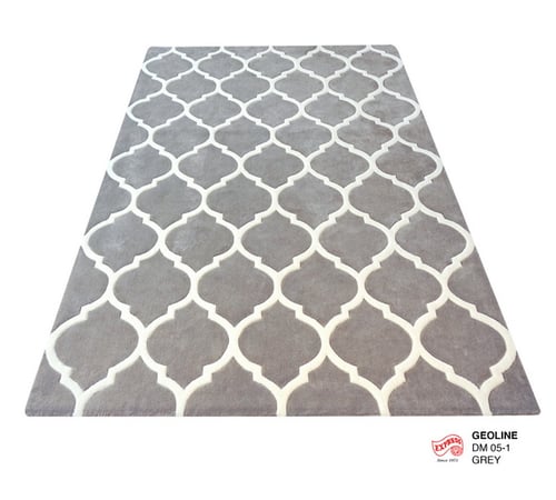 GEO LINE (M) RUG DM 05-1 M 120x170 cm. GREY (PRE-ORDER)