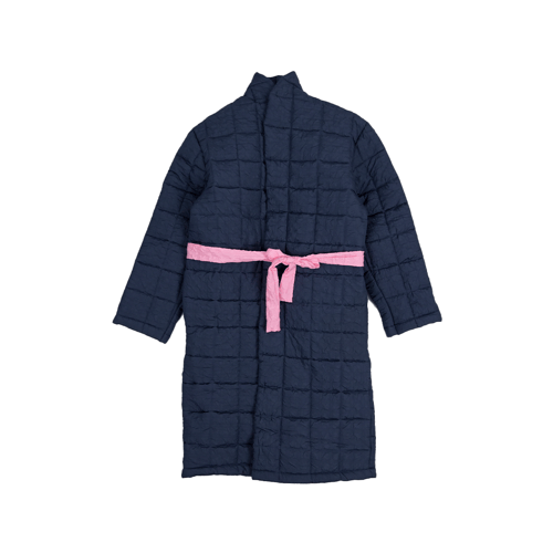 THAYTHEM COZYCLOUD PUFFER COAT INDIGO