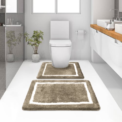 พรมเช็ดเท้าชุดห้องน้ำ (BATH MAT) รุ่น STELLAR EG 2-7 TAUPE