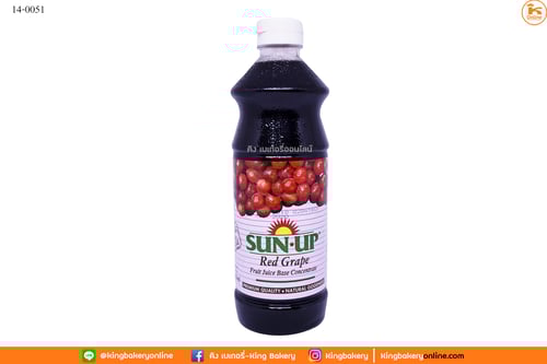 น้ำองุ่นแดง SUN UP 850 ml.(1ลังx12ขวด)