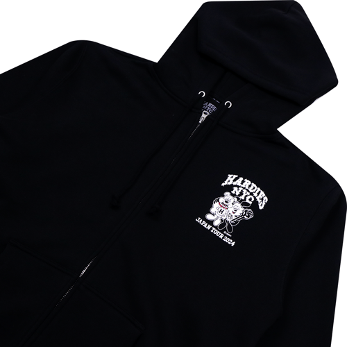 VERDY X HARDIES NYC JAPAN TOUR HOODIES BLACK