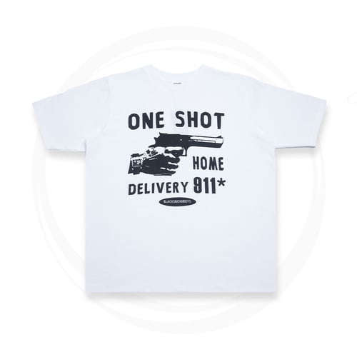 BLACKSNOWBOYS ONE SHOT T-SHIRT WHITE