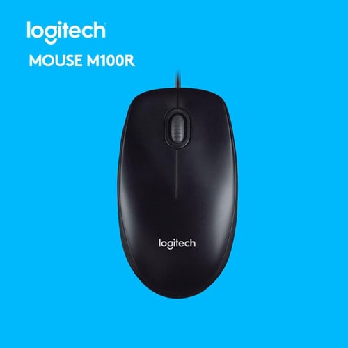Logitech Mouse Reliable รุ่น M100r (Black)