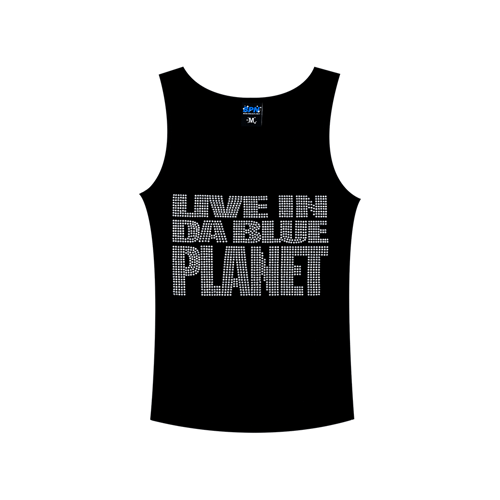 BLUE PLANET MOB TANK TOP BLACK
