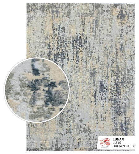 พรมรุ่นลูน่า LUNAR (L1) (LU 10 L1) ขนาด 200x290 ซม. สี BROWN GREY