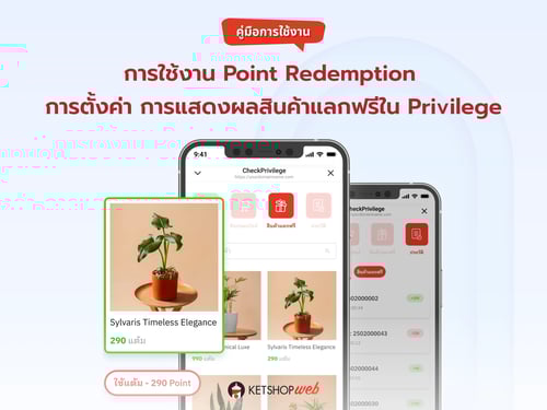 Point redemption   การใช้งาน Point redemption   Privilege  คู่มือการใช้งาน