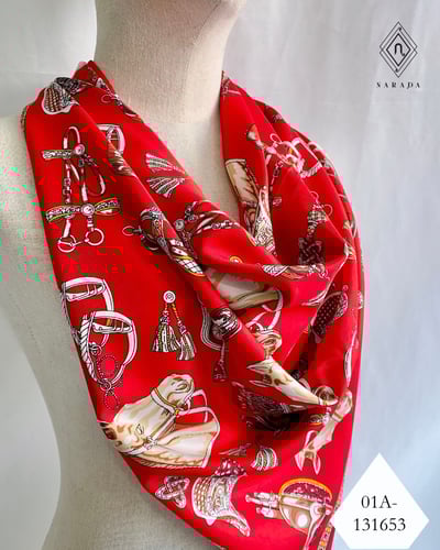 ผ้าพันคอ ผ้าคลุมไหล่ผืนใหญ่ - 01A-131653