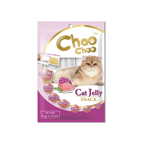 Choo Choo Cat Jelly Snack Tuna ชูชู เยลลี่ ขนมแมว เนื้อปลาทูน่า ขนาด 24 กรัม