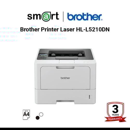 Brother Printer Laser HL-L5210DN  เครื่องพิมพ์ระบบเลเซอร์ ขาว-ดำ