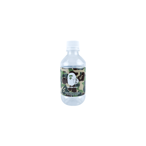 A BATHING APE BOTTLED WATER GREEN CAMO