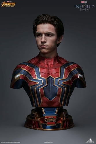 1/1 Bust Iron Spidy by Queen Studios ( License ) (มัดจำ) [[SOLD OUT]]