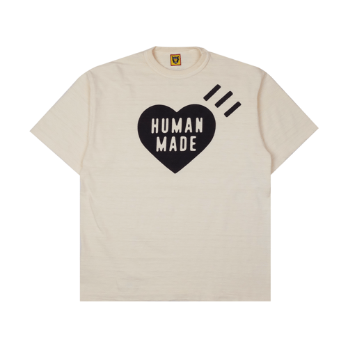 HUMAN MADE 2020AW HM COLOR HEART T-SHIRT CREAM