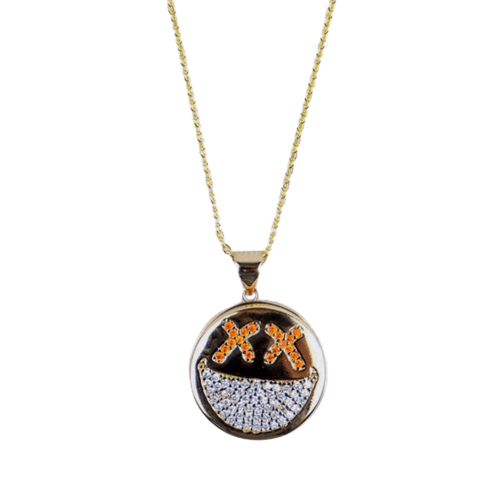 MR_GOLDss EMOJI SPIN XX NECKLACE GOLD