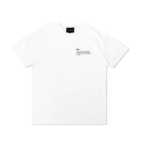THE BIAS CLUB THE DEFINITION T-SHIRT WHITE