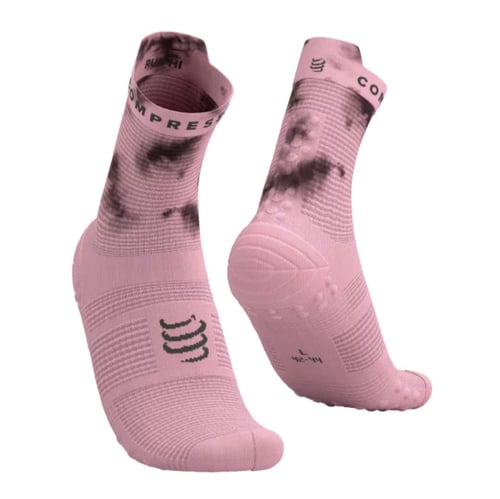 ถุงเท้า Compressport Pro Racing Socks V4.0 Run High - Eat My Dust! Zephyr Tie Dye