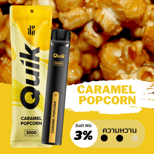 ks quik 2000 puffs Caramel Popcorn