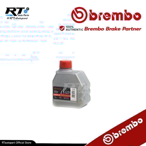 Brembo น้ำมันเบรคสังเคราะห์ DOT4 ขนาด 1ลิตร 0.5ลิตร 0.25ลิตร | น้ำมันเบรค | น้ำมันเบรก | Brembo