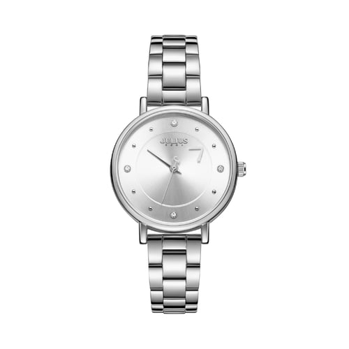 นาฬิกา Julius JA-1248 A สายสแตนเลส สีเงิน