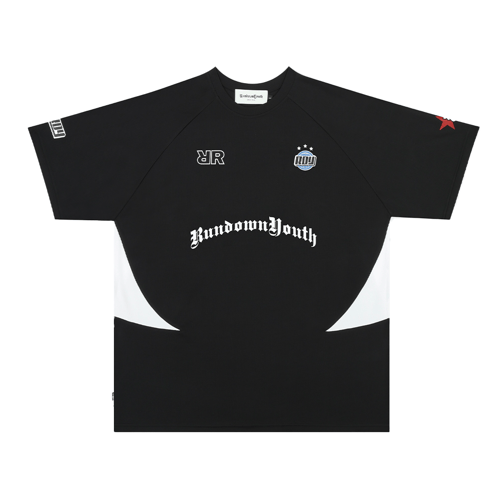 RUNDOWNYOUTH SOCCER 01 JERSEY BLACK