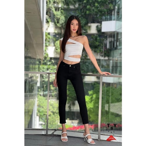 TBY JEANS #T3077 กางเกงยีนส์เดฟเก็บทรง!