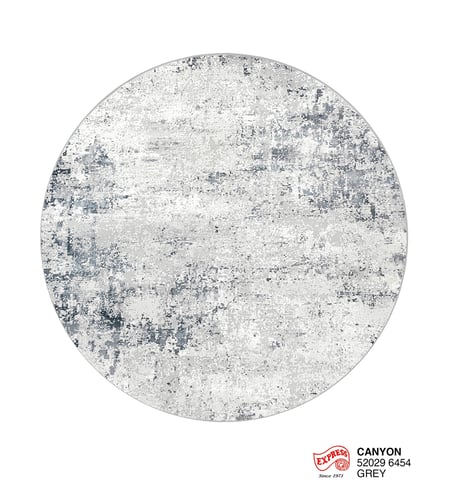 CANYON (C-XXL) CIRCLE RUG 52029 6454 C-XXL 300x300 cm. GREY