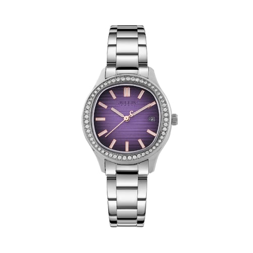 นาฬิกา Julius JA-1460 A สายสแตนเลส สีเงิน