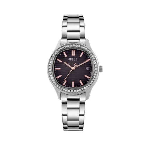 นาฬิกา Julius JA-1460 C สายสแตนเลส สีเงิน