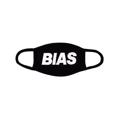 THE BIAS CLUB MASK LARGE LOGO BLACK