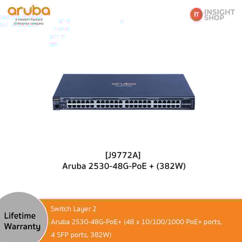[J9772A] Aruba 2530-48G-PoE+ (382W)
