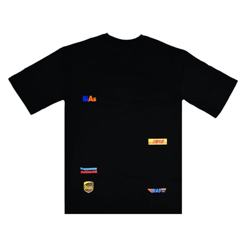 THE BIAS CLUB BIAS DELIVERY T-SHIRTS BLACK