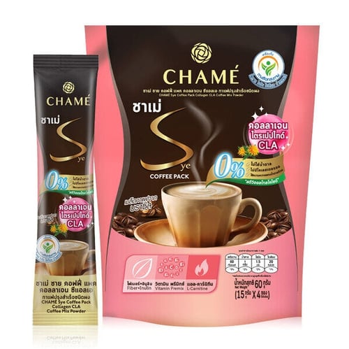 Chame Sye Coffee Collagen CLA 15g. (10ซอง)