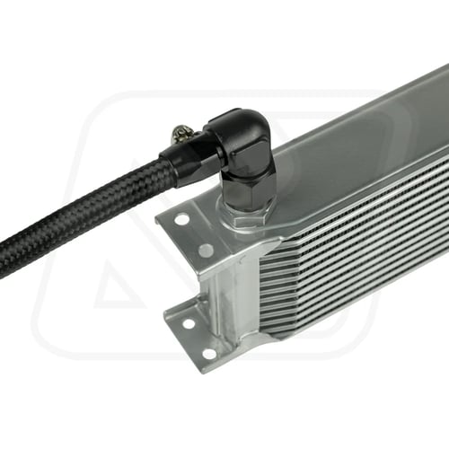 Billion ข้อต่อ 90 องศา AN10 ออกหางปลา 3/8 (BLACK)