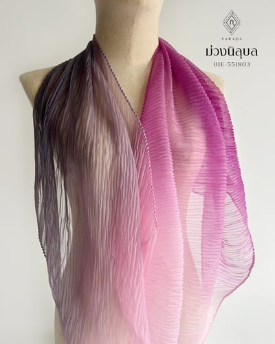 Pleat Chiffon Scaef 01E-551803