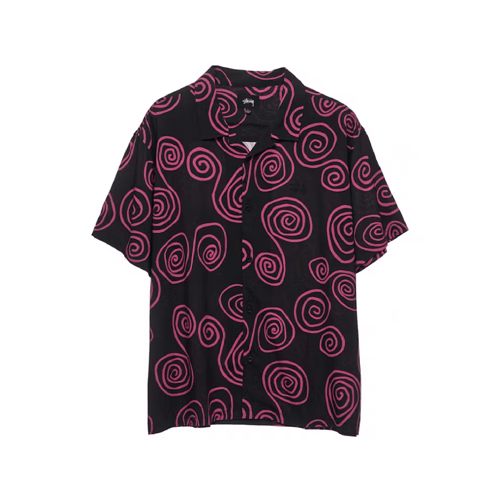 【STUSSY】HAND DRAWN DOT SHORT SLEEVESHIRT Stussy Mens Hand Drawn Dot Shirt – Extra Butter
