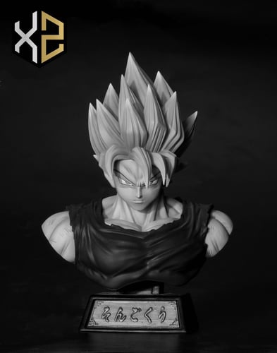 สีขาวดำ Goku Blue ไซย่า บูล XZ Studio (มัดจำ) [[SOLD OUT]]