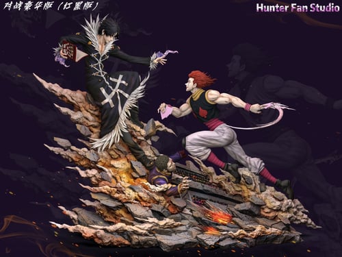 Deluxe “ Epic Fight “ Kuroro vs Hisoka ฮิโซกะ คุโรโร่ by Hunter Fan Studio (มัดจำ) [[SOLD OUT]]