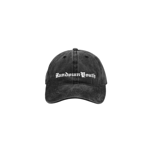 RUNDOWNYOUTH FW22 LOGO CAP FADE