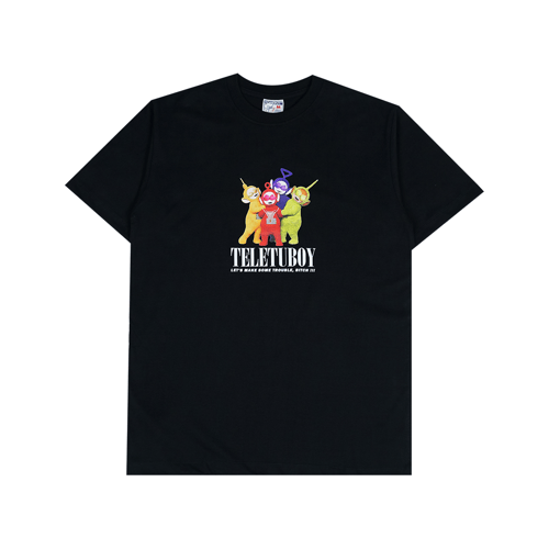 HOMEBOY TELETUBOY T-SHIRT BLACK